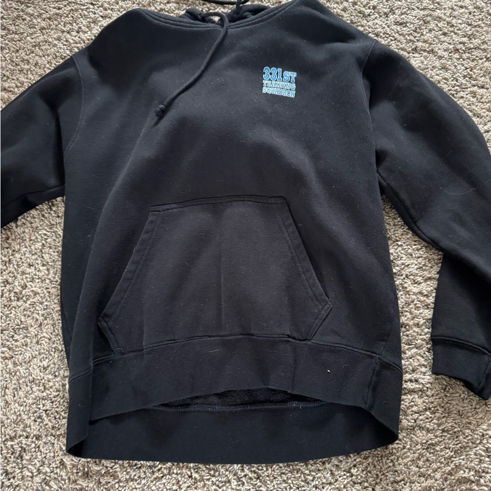 Black Graphic Hoodie